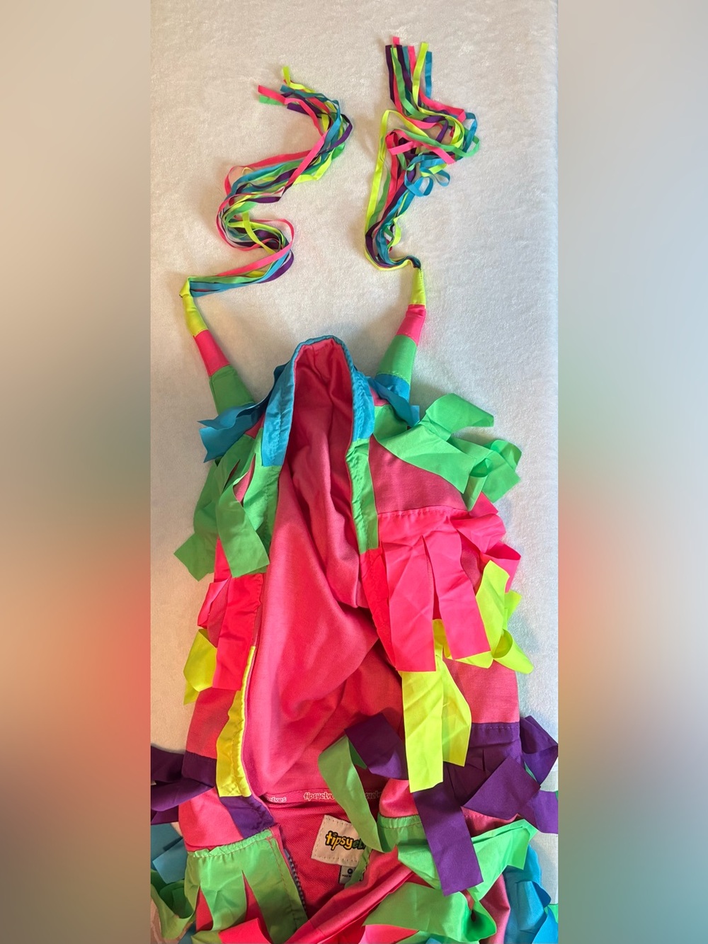 Tipsy Elves Women’s Piñata Halloween Costume Hooded Jumpsuit, Size: Medium, NWT - Picture 7 of 11